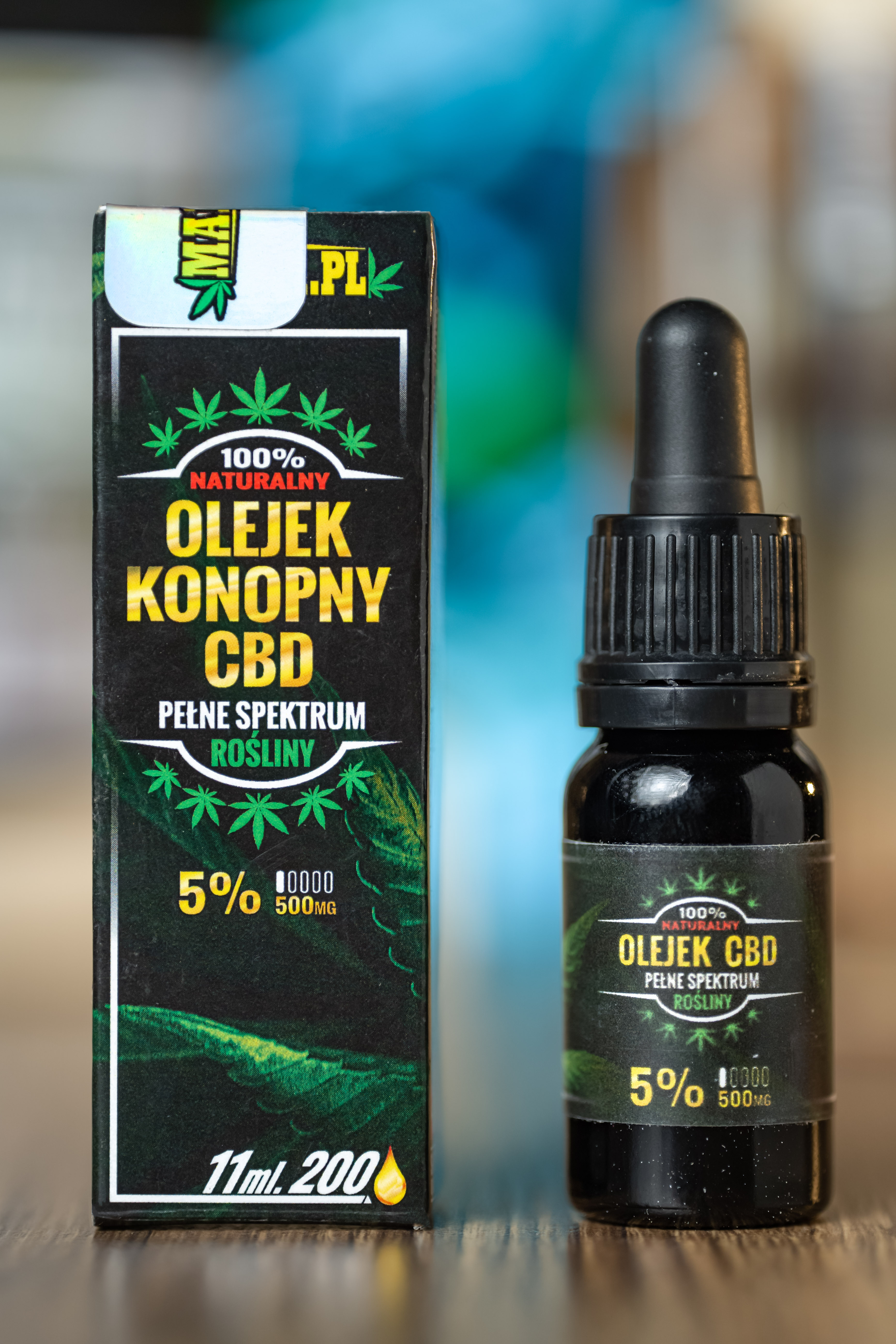 Olejek CBD 5% - 3 sztuki - Konopny - Full Spectrum 1 Olejek CBD 5% - 3 sztuki - Konopny - Full Spectrum